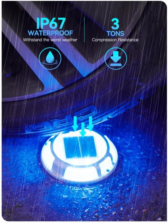 Solar Driveway Lights Dock Lights Waterproof 16 Pack - Image 4