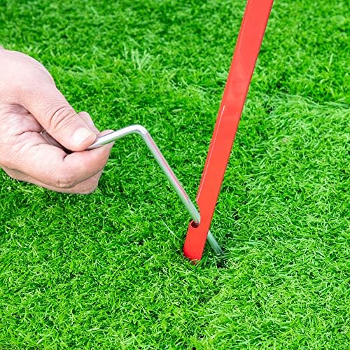 Garden Windmill - 8ft Decorative Metal Windmill with Weatherproof Powder Coating, Easy-Glide Spinner Blades, Heavy-Duty Ground Stake for Yard, Lawn, Farmhouse Decor, Red - Image 6