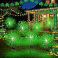 Tujoe 6 Pcs Halloween Solar Firework Stake Lights 180 LED 8 Modes by Tujoe