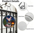 Stained Glass Window Hanging Sphynx Cat Suncatcher Gifts for Him 11.8" - Image 3