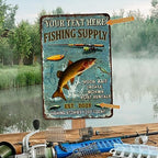 Personalized Fishing Sign Fishing Supply Bait & Tackle Custom Fishing Décor Cabin Wall Décor Lake House Decorations Fish Décor Gifts For Men 108122002066 - Image 4