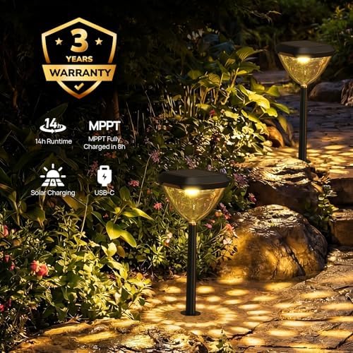 Linkind Smart Solar Pathway Lights SP6,Pattern Switch Solar Lights Outdoor - Image 3