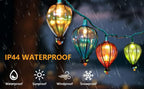 11FT Multicolor String Lights with 10 Bulbs, Waterproof (7PCS) - Image 4