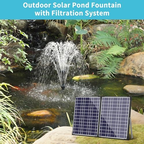 NFESOLAR 30W Solar Pond Pump with Pond Filter for Ponds up to 600 Gallons - Image 6