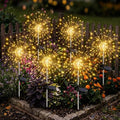 btfarm 6 Pack Solar Garden Lights Outdoor, 8 Modes Firework Lights Outside by btfarmdecorativelighting
