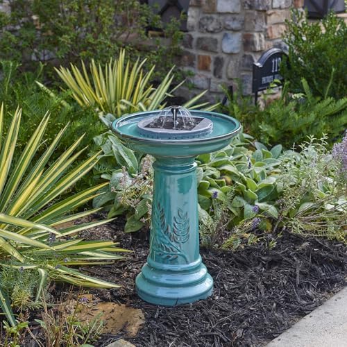 Smart Solar Aquanura IntelliSolar® Ceramic Outdoor Solar-Powered Fountain Kit, Converts Traditional Birdbath or Pond Into a Solar Fountain - Image 6