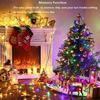 Joomer Solar Christmas Lights, 2PACK Total 144FT 400LED Color Changing - Image 3