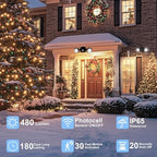 TOOWELL Battery Powered Flood Lights with Remote, Wireless Outdoor Exterior - Image 3