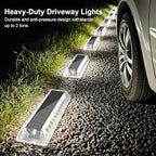 Lacasa Solar Driveway Lights 12 Pack,White LED Outdoor Deck Dock Lights - Image 5