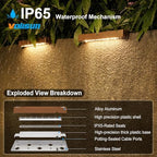 VOLISUN 7 Inch Retaining Wall Lights, 2700K Hardscape Lighting, 16 Pack - Image 4