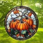 Pumpkin Garden Acrylic Suncatcher - Image 3