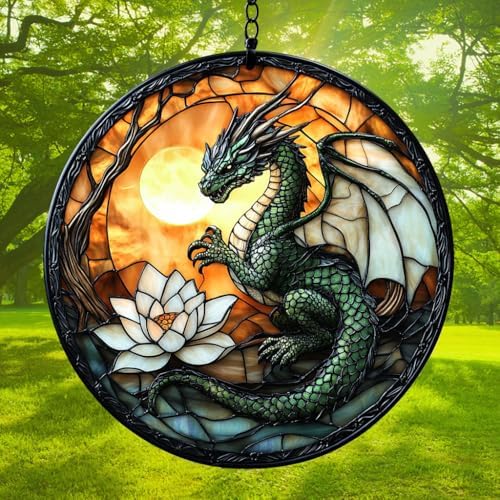 Mythic Dragon Acrylic Suncatcher - Image 3