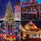Joomer Solar Christmas Lights Outdoor, 2PACK Total 144FT 400LED, Blue - Image 6