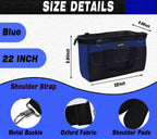 FASTECH 22 Inch Heavy Duty Tools Bag With Wide Mouth for Tool Storage, Carrier and Organizer, Tool Bag for Men/Women, Wide Mouth Tote Bag With Inside Pockets (22 Inch) - Image 2