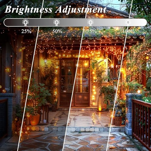LitHome Color Changing Christmas String Lights Connectable, 66Ft 200 LED - Image 5