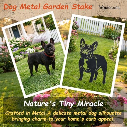 French Bulldog Statue Garden Stake - Image 3