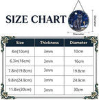 Stained Glass Window Hanging Russian Blue Suncatcher Gifts 9.8" - Image 2