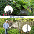 Biling 20W Solar Pond Pump 320GPH Dry-Run Protection Quiet Pump For Garden - Image 5