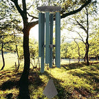 Large Wind Chimes for Outside 36 inch Green Deep Tone Garden Gift Outdoor - Image 6