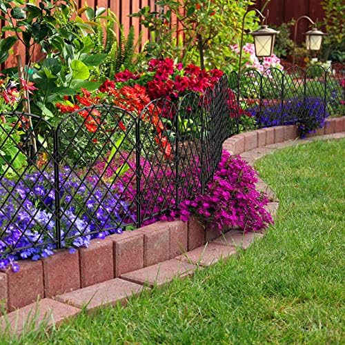 OUSHENG 25 Pack Decorative Garden Fence, Total 27ft(L) x 24in(H) - Image 5
