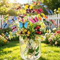 50/100/200 Pcs Butterfly Garden Stakes, 3D Artificial Butterflies for Flower Arrangements & Bouquets, Waterproof Decorative Garden Stakes for Outdoor Yard Decor (50, 5.9in) by WelcometoRINGSCZU