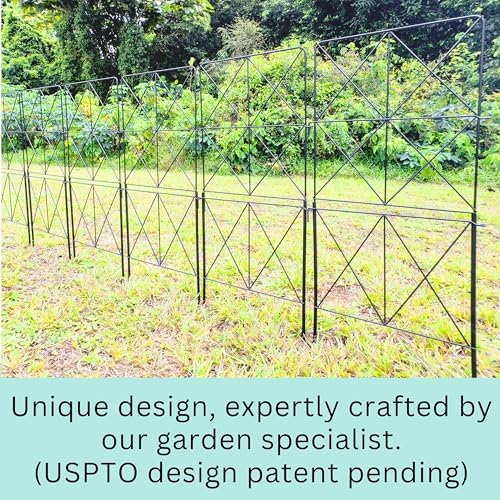 ShopLaLa Decorative Garden Fences (10 Panels) 12.5inx31in Metal Fencing - Image 5