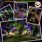 PEVOROS Solar Firework Garden Lights Outdoor, Purple/Yellow/Green, 6 Pack - Image 4
