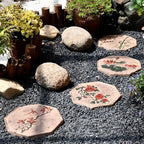 Kunovo Oriental Style Stepping Stone for Decor, Eco-Friendly Resinous Garden Step Stones, Octagonal Courtyard/Path/Lawn/Backyard Decorative Stone (Size : Chrysanthemum), 58741 - Image 6