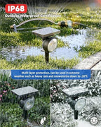 Focusing Solar Spot Lights Outdoor Waterproof, RGB+3CCT Tree Uplights 8Pack - Image 5