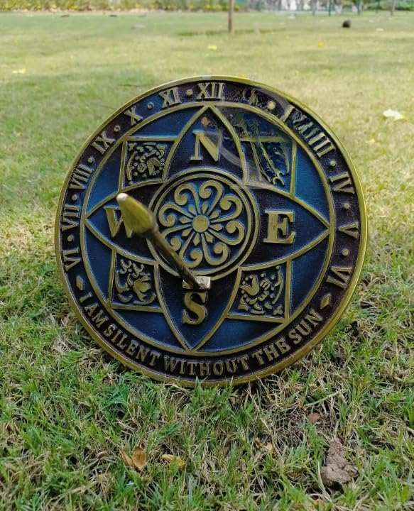 Brass Garden Sundial – Brass Rosette Sundial. - Image 4