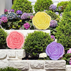 Cinnvoice 3 Pack Rose Stepping Stones Outdoor for Garden, 10 Inches - Image 6