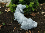 Outdoor Garden Dachshund Dog Statue Concrete Dachshund Dog Figurine Detailed Puppy Sculpture - Image 4