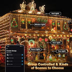 Smart Color Changing Halloween Christmas Lights 132 FT 400 LED App Remote - Image 7
