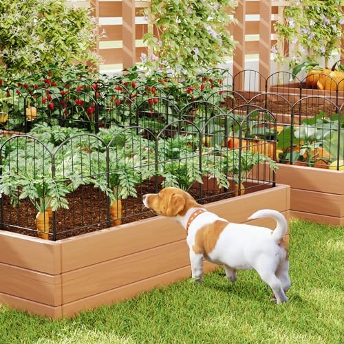 Goovilla Garden Fence, Total 20ft(L) x 24in(H), 19 Pcs, Rustproof Metal - Image 7