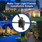 16-Pack Garden Light Connectors, Low Voltage Wire Connectors, UL Listed - Image 6