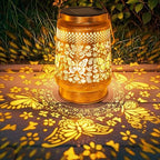 Solar Lanterns Outdoor Butterfly Garden Decor, Birthday Gifts for Women Mom - Image 3