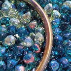 Onlyfire 10 lbs Fire Glass Diamonds 1 Inch, Reflective Fire Pit Glass Rocks - Image 7