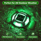 AGPTEK Solar Driveway Lights Outdoor 4 Pack, 2 Color Modes LED Deck Dock - Image 6