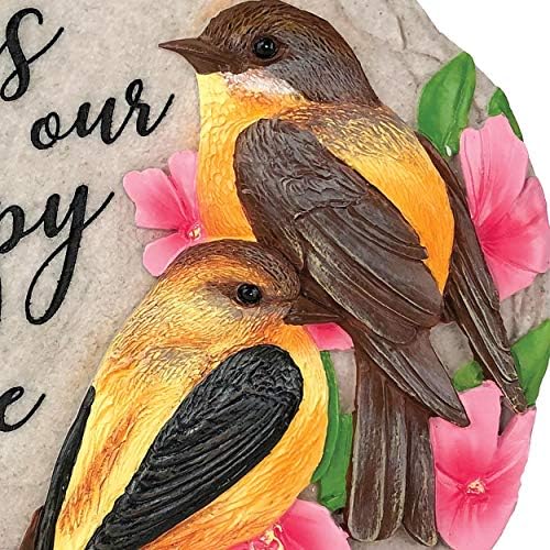 Spoontiques - Garden Décor - No Place Like Home Stepping Stone - Decorative Stone for Garden - Image 2