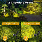 T-SUN Solar Spot Lights Outdoor Waterproof, Warm White, 2 Pack - Image 2