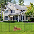 Decorative Garden Fences 40in x 24ft, 10 Pack Outdoor Fencing Animal Barrier Dog Border, Metal Wire Fence Panels for Garden Decor, Flower Bed Edging Borders for No Dig Patio Yard - Image 2