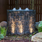 Aquascape Stacked Slate Spillway Wall Landscape Fountain Kit with Aquabasin and Ultra Pump, 32-inch | 78269 - Image 3