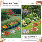 Cinnvoice 3 Pack Animal Stepping Stones Outdoor for Garden, 10 Inches - Image 4