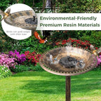 Birdbaths for Outdoors Solar Powered - Large Bird Baths for the Garden with Fountain, Heavy Duty Bird Baths for Clearance Made in USA - Perfect Addition to Your Backyard - Image 3
