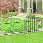 26” x 12’ No-Dig Metal Garden Fence with Stakes, Panels Fencing for Dogs by FOREHOGARGARDEN%EF%BC%86HOME