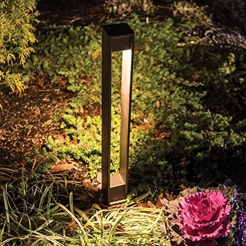 WAC Landscape Lighting, Gate LED 12V Bollard Light 2700K Warm Built-in LED in Bronze - Image 6