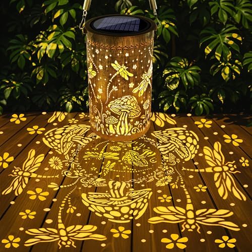 Toodour Solar Lantern Outdoor, Garden Gift for Mom Grandma Women Waterproof by Toodour