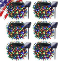 KAQ 6pack 600LED Solar String Lights Outdoor Waterproof Multicolor by KAQ