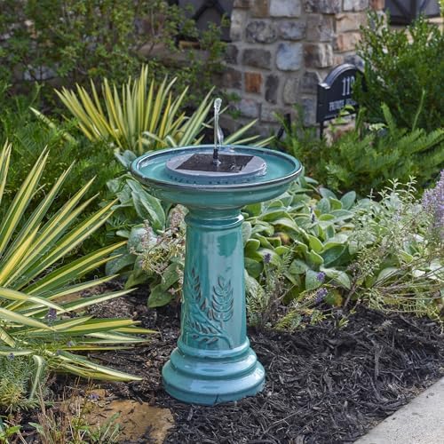 Smart Solar Aquanura IntelliSolar® Ceramic Outdoor Solar-Powered Fountain Kit, Converts Traditional Birdbath or Pond Into a Solar Fountain - Image 4
