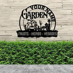 MeMate Personalized Metal Garden Signs Decorations, Custom Name Plaques for Men Women Mom Dad Potting Shed She Shed - Image 6